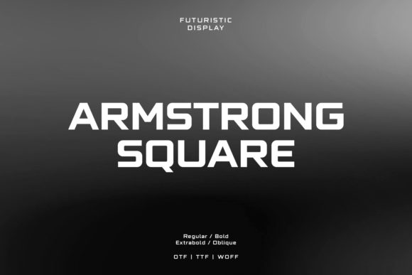 Armstrong Square Display Font for Modern Web Design