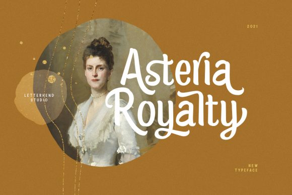 Asteria Royalty Font for Vintage-Inspired Web Design