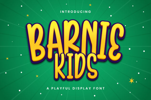 Barnie Kids Font for Playful Editorial Design