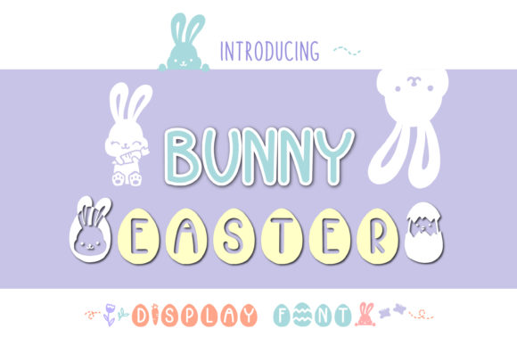Bunny Easter Font for Playful Web Design and Branding
