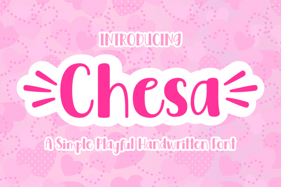Chesa Display Font for Creative Publishing