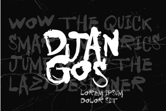 Djangos: A Premium Display Font for Creative Projects