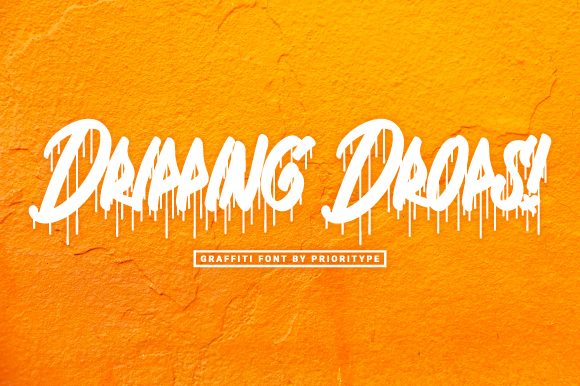 Dripping Drops Font for a Polished Brand Look