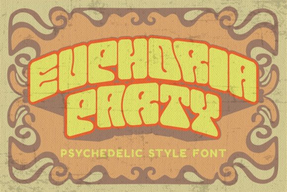 Euphoria Party Font for Playful and Authentic Design Projects