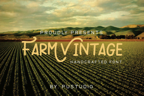 Farm Vintage Font for Display Design and Brand Campaigns