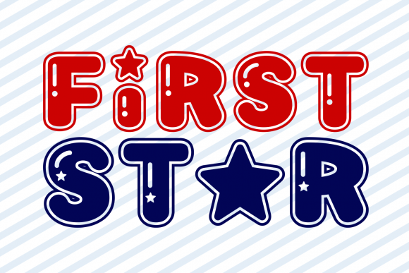 First Star: A Shining Display Font for Editorial Design