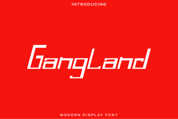 Gangland Font: Boost Your Brand's Speed and Power with Modern Typography
