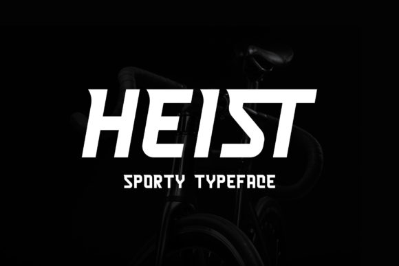 Heist Font: Bold Typography for a Sporty Brand Identity