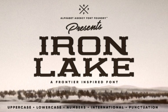 Iron Lake Font for Bold and Western Branding