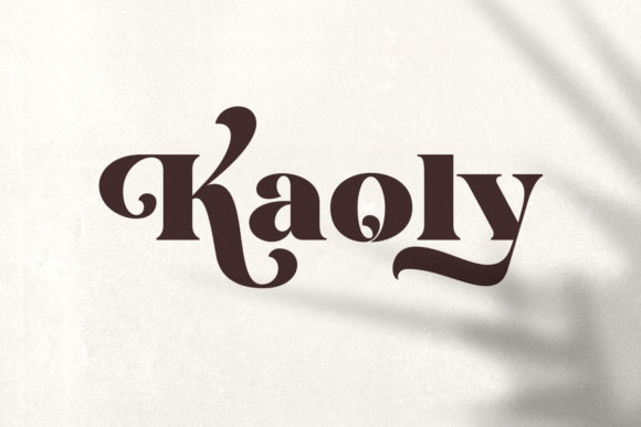 Kaoly: A Display Font for Timeless Editorial Design