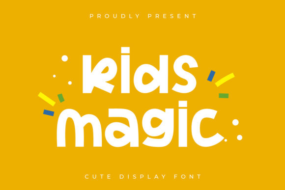 Kids Magic Font for Playful and Engaging Editorial Design