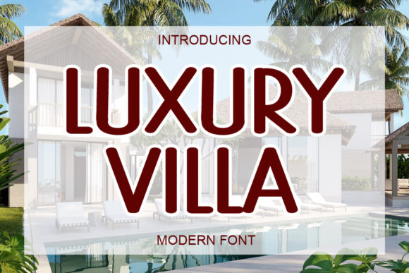 Luxury Villa Font for Bold, Clean Web Typography