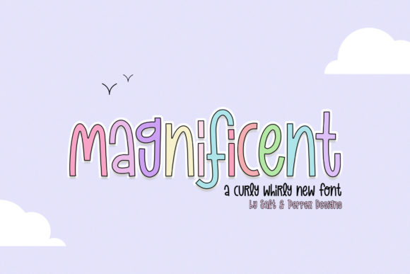 Magnificent Duo Display Font for Joyful Craft Projects