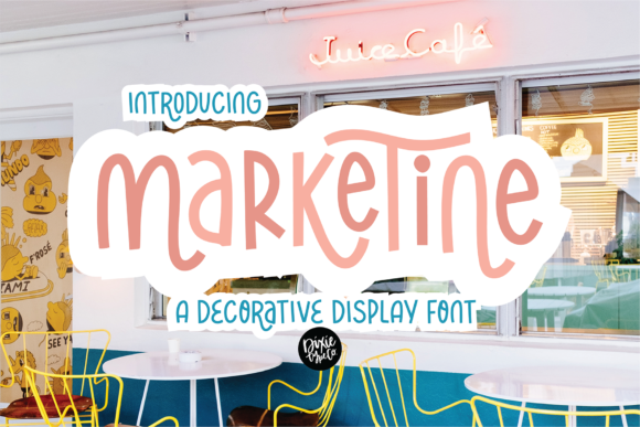 Marketine: A Stylish Display Font for Bold Designs