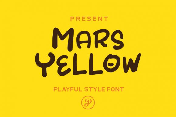 MarsYellow Font for Branding and Creative Design