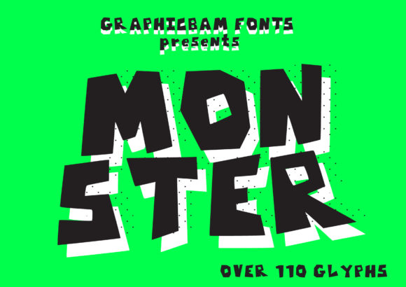 Monster Display Font for High-Impact Marketing