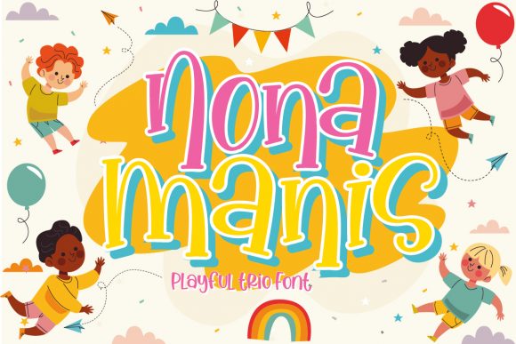 Nona Manis Font for Playful and Commercial Craft Designs