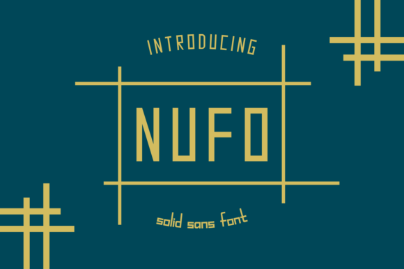 Nufo Display Font for Bold, Futuristic Creations