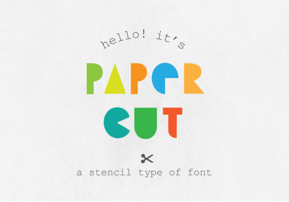 Paper Cut Font for Creative Projects and Display Designs