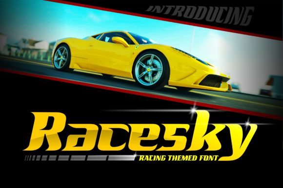 Racesky: A Dynamic Display Font for Editorial Design