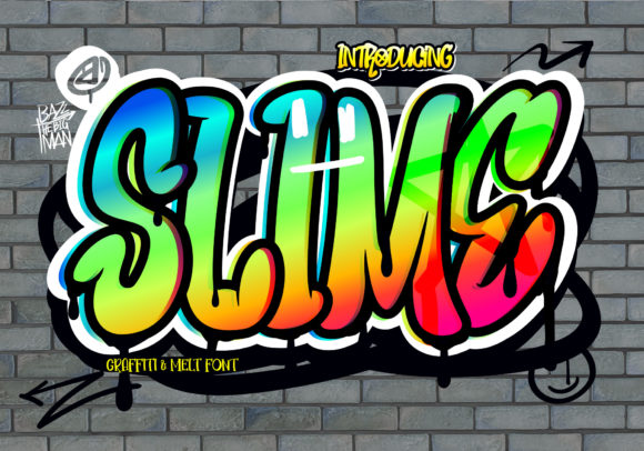 Slime Font for Bold Campaign Typography