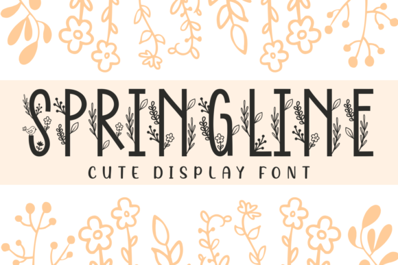 Springline: A Delightful Display Font for Creative Projects