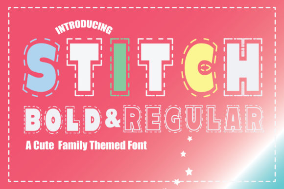 Stitch Font: A Bold Choice for Creative Branding Projects