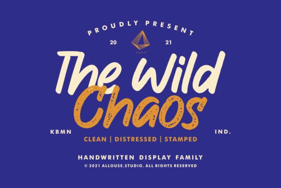 The Wild Chaos Font Adds Vintage Flair to Creative Projects